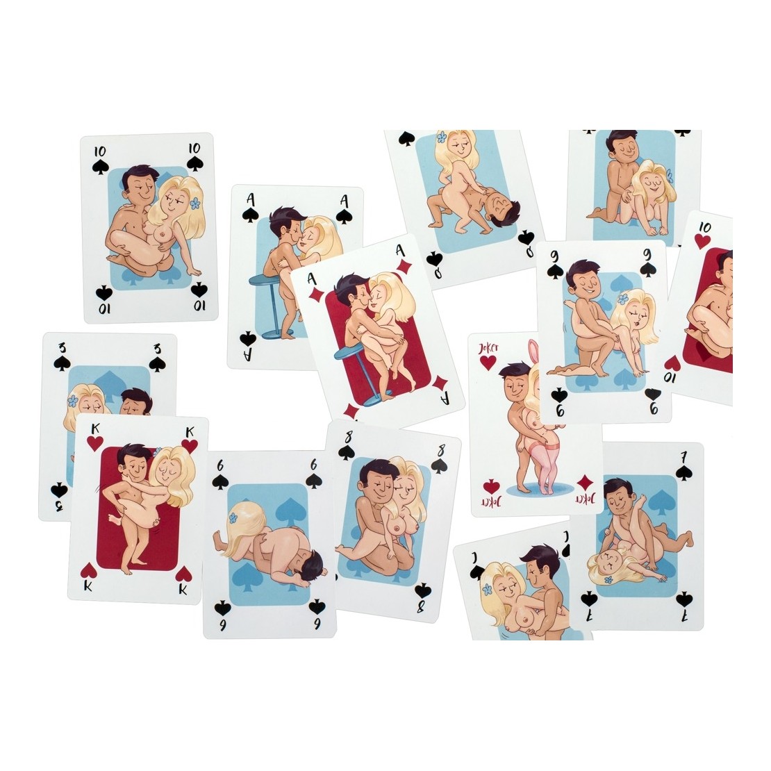 CARTE DA GIOCO SEXY CON POSIZIONI KAMASUTRA