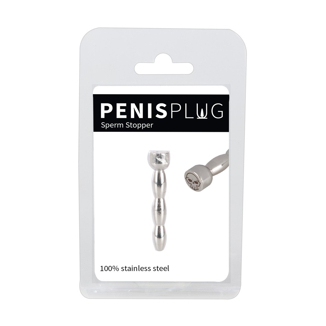 SPERMA STOPPER IN ACCIAIO SEX TOY CM. 5,5