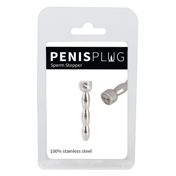 SPERMA STOPPER IN ACCIAIO SEX TOY CM. 5,5