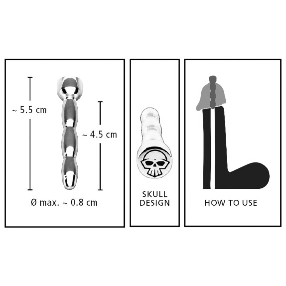 SPERMA STOPPER IN ACCIAIO SEX TOY CM. 5,5