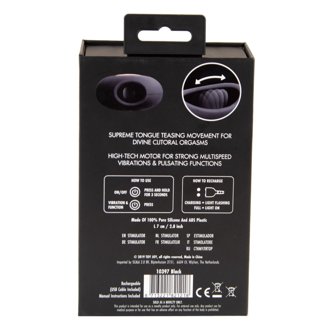 STIMOLATORE CLITORIDEO POTENTE SEX TOY CON...