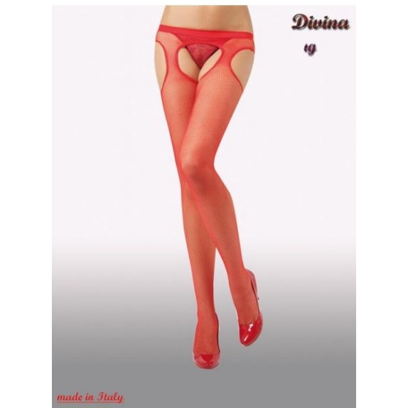 COLLANT APERTI SEXY PER DONNA IN MICRORETE DIVINA