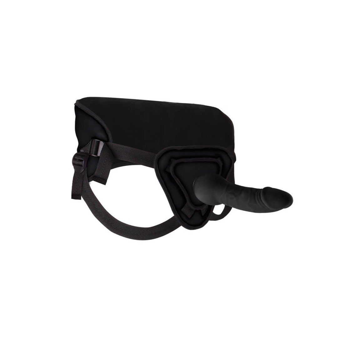 STRAP-ON SEXY PER DONNA CON DILDO NERO CM. 25,5