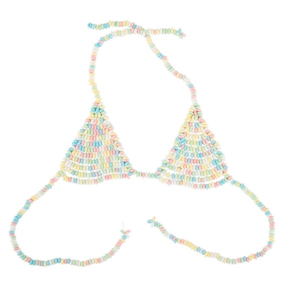 REGGISENO COMMESTIBILE CON CARAMELLE SCHERZO SIMPATICO