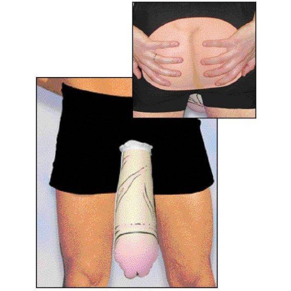 BOXER CON CULO E PISELLO GONFIABILE