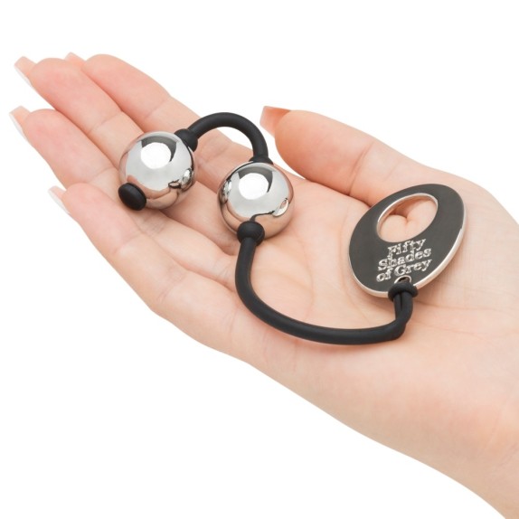 PALLINE VAGINALI PICCOLE IN METALLO SEX TOY 50 SFUMATURE DI GRIGIO