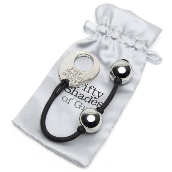 PALLINE VAGINALI PICCOLE IN METALLO SEX TOY 50 SFUMATURE DI GRIGIO