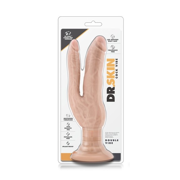 VIBRATORE DOPPIO VAGINALE ANALE SEX TOY COCK VIBES