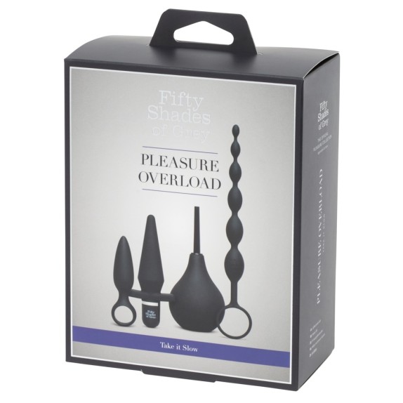KIT QUATTRO SEX TOYS ANALI 50 SFUMATURE DI GRIGIO
