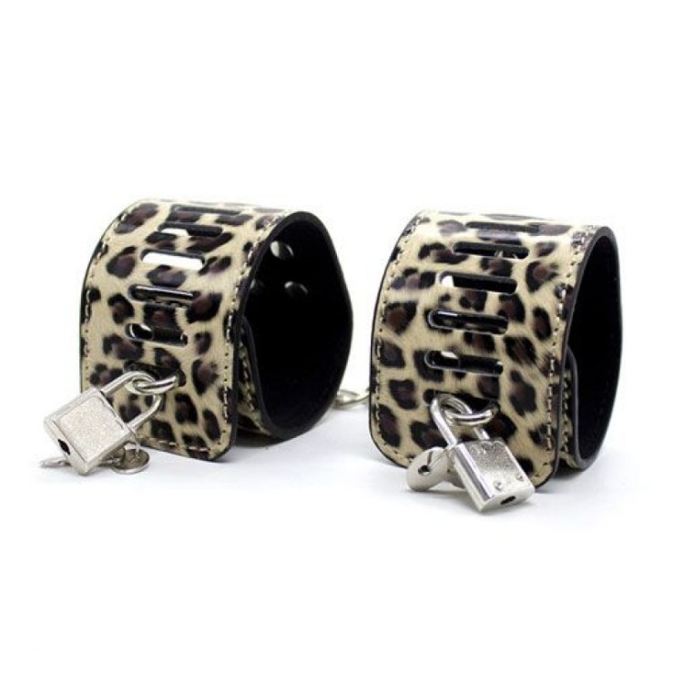 KIT BONDAGE 9 PEZZI LEOPARDATO 2