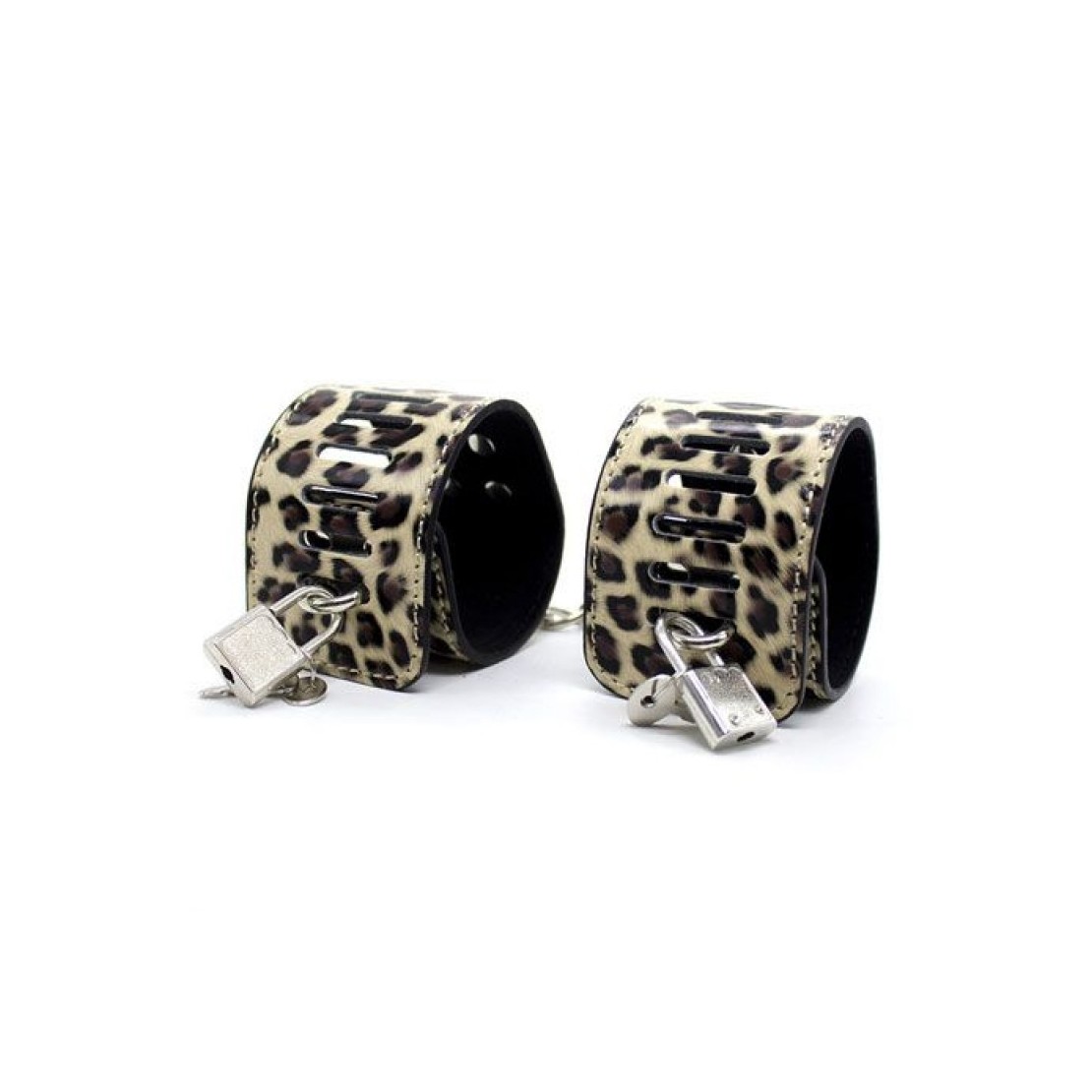 KIT BONDAGE 9 PEZZI LEOPARDATO