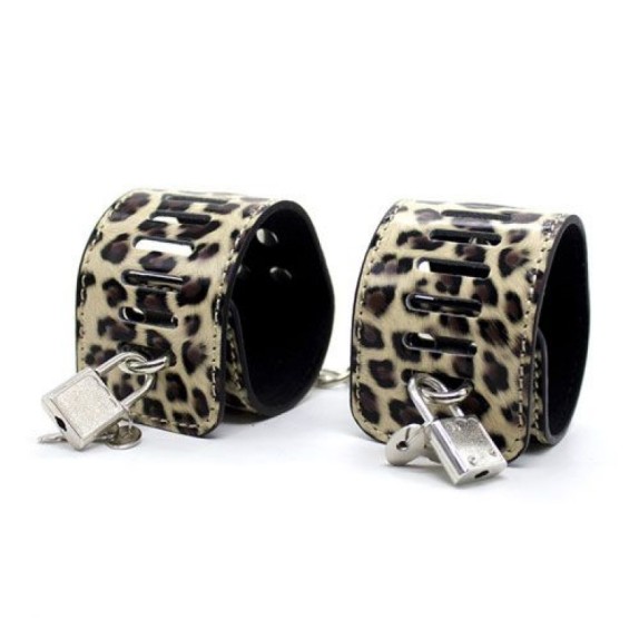KIT BONDAGE 9 PEZZI LEOPARDATO