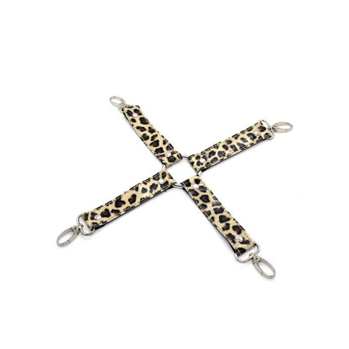 KIT BONDAGE 9 PEZZI LEOPARDATO PER GIOCHI DI...