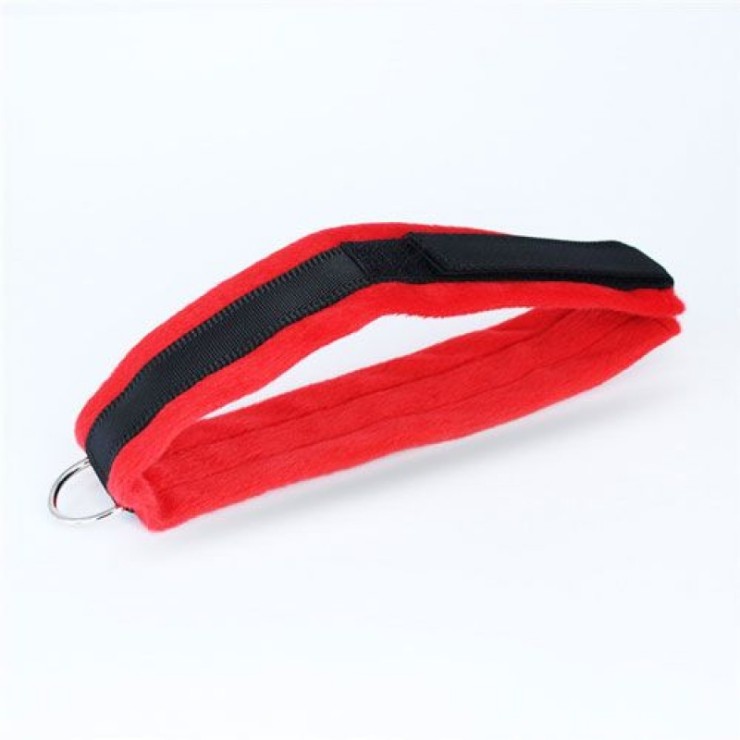 KIT BONDAGE DI 5 PEZZI CON PELUCHE ROSSO 2
