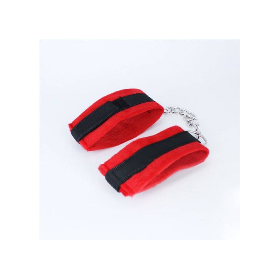 KIT BONDAGE DI 5 PEZZI CON PELUCHE ROSSO