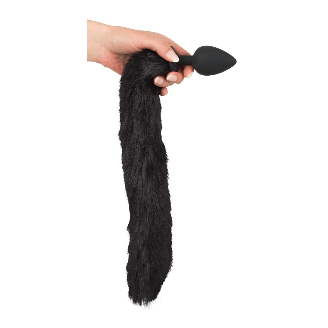 PLUG IN SILICONE CON CODA E ORECCHIETTE SEX TOY...