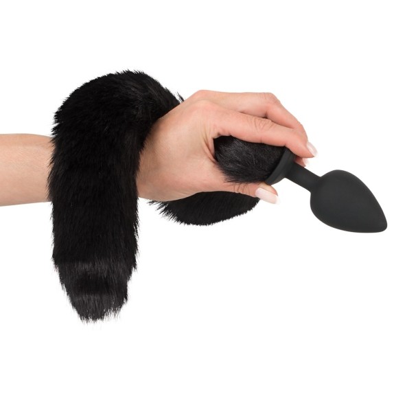 PLUG IN SILICONE CON CODA E ORECCHIETTE SEX TOY DA GATTA