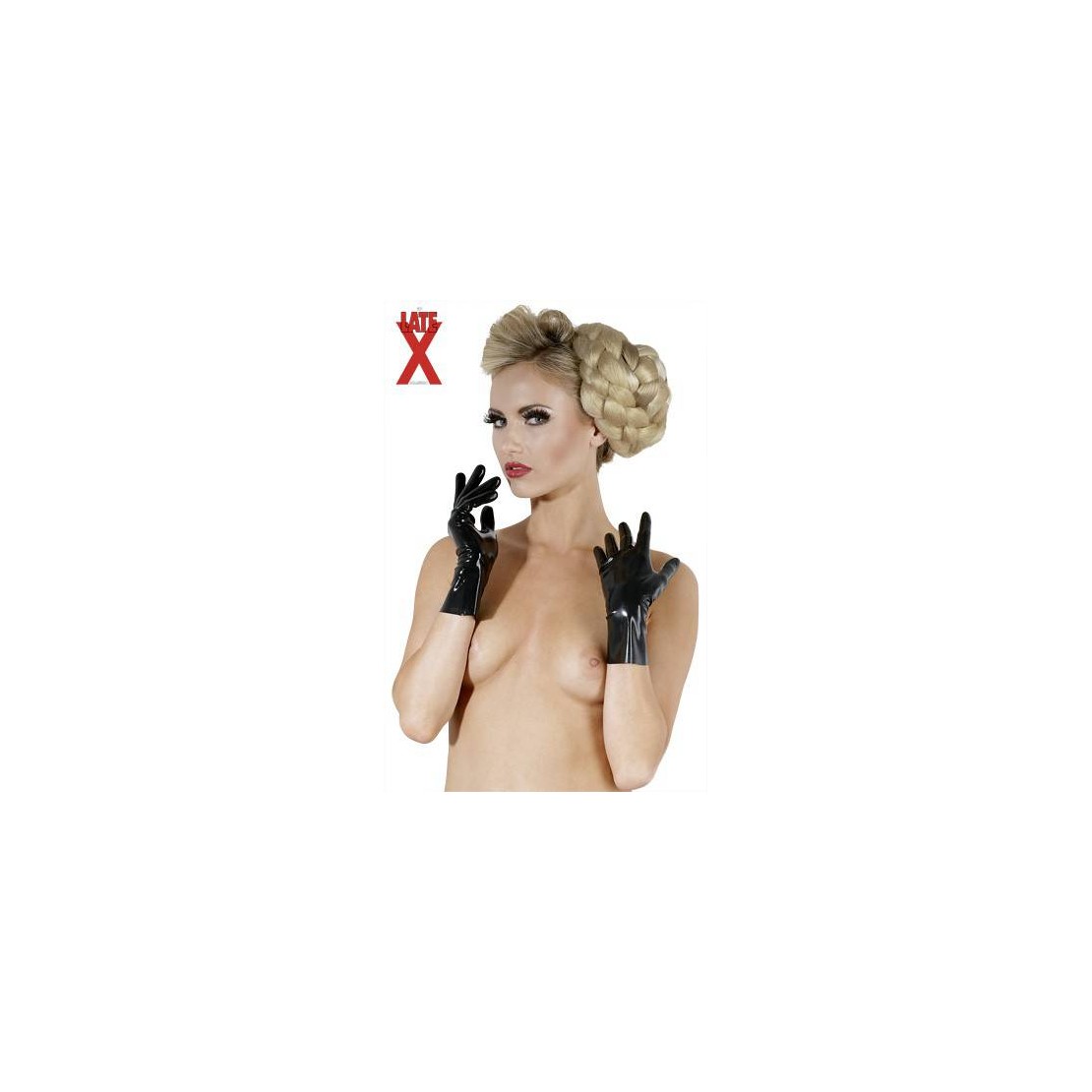 GUANTI CORTI SEXY UNISEX IN LATEX