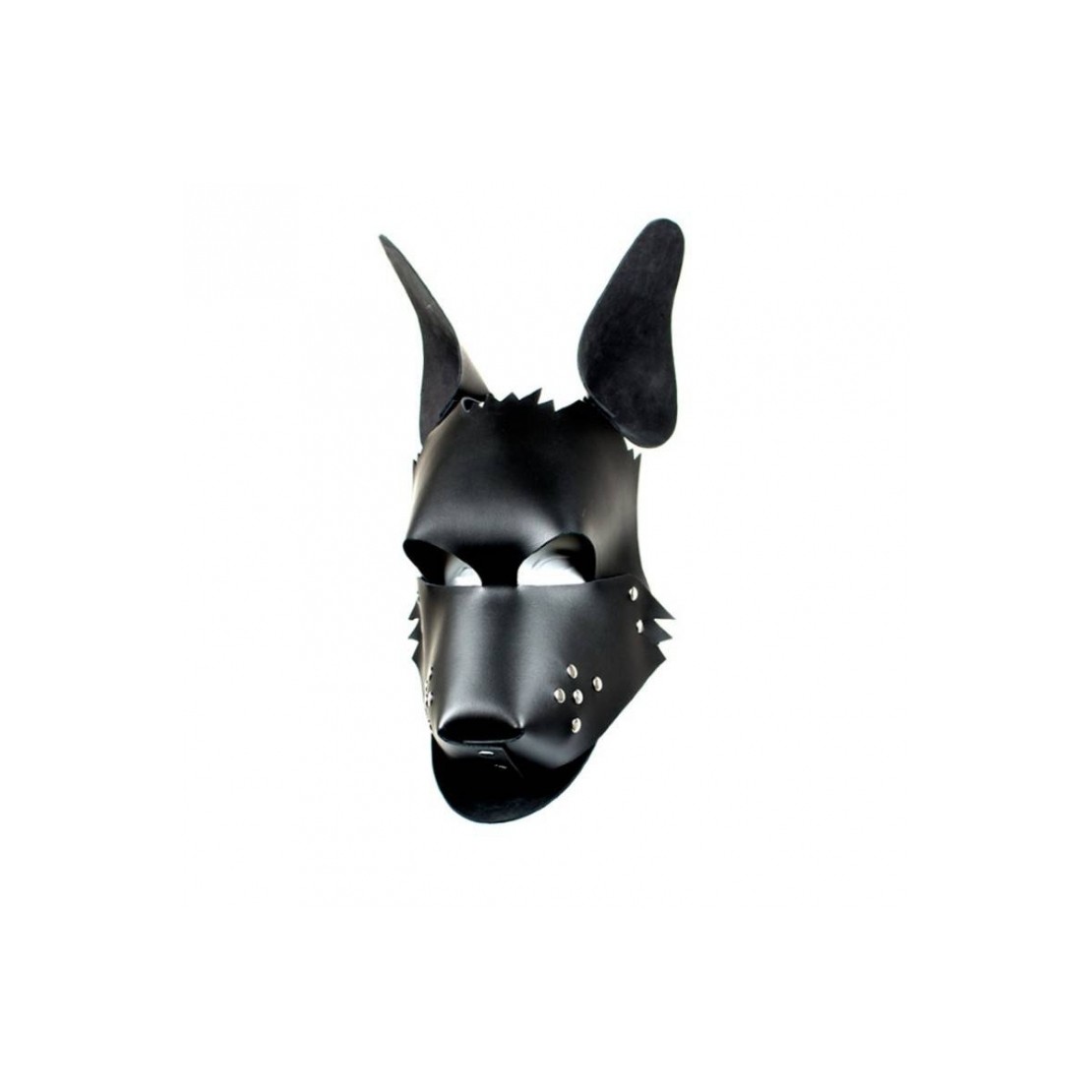 MASCHERA DA CANE IN CUOIO