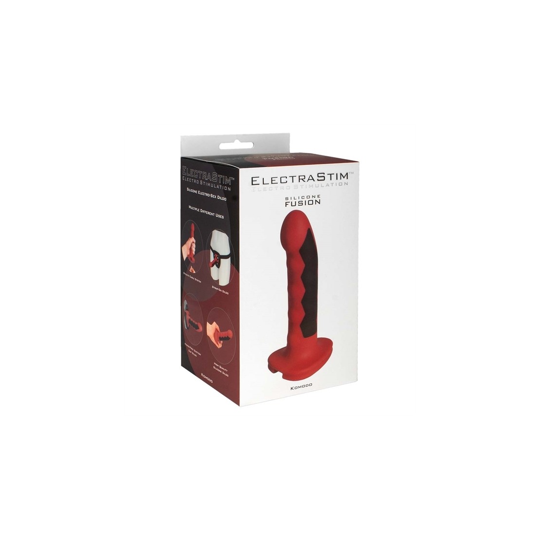 KOMODO DILDO IN SILICONE CON ELETTROSTIMOLAZIONE