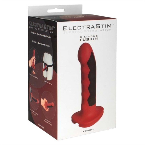 DILDO IN SILICONE SEX TOY CON ELETTROSTIMOLAZIONE KOMODO
