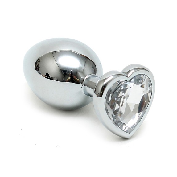 TAPPO ANALE PICCOLO IN METALLO SEX TOY CON CUORE