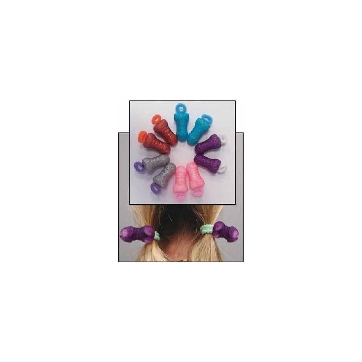 COPPIA ELASTICI COLORATI CON PISELLO 2