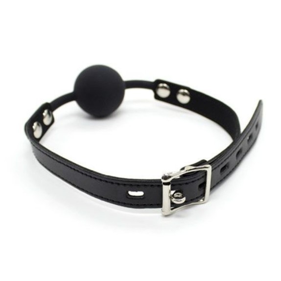 MORSO BALL GAG NERO PER GIOCHI DI COPPIA SADOMASO