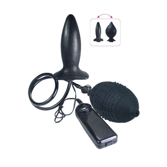 PLUG GONFIABILE VIBRANTE SEX TOY ANAL EXPLORER