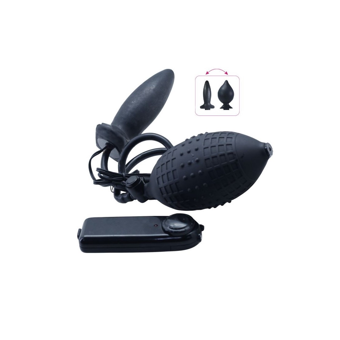 PLUG GONFIABILE VIBRANTE SEX TOY ANAL EXPLORER