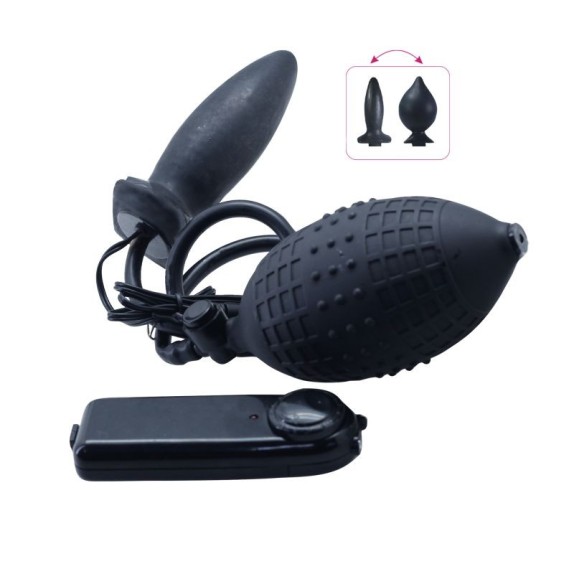 PLUG GONFIABILE VIBRANTE SEX TOY ANAL EXPLORER