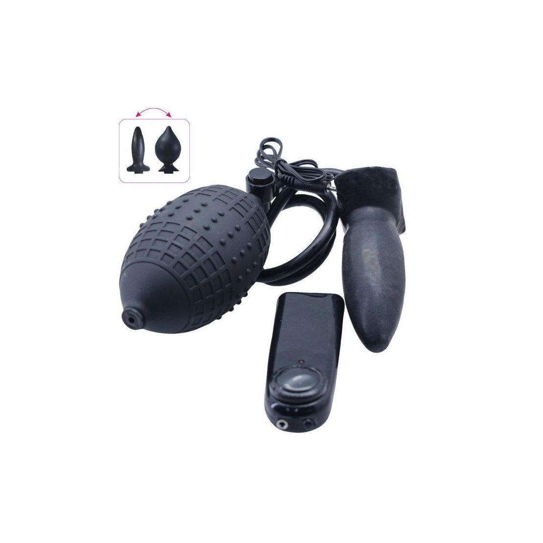 PLUG GONFIABILE VIBRANTE SEX TOY ANAL EXPLORER