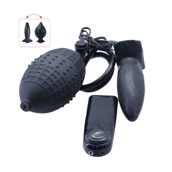 PLUG GONFIABILE VIBRANTE SEX TOY ANAL EXPLORER