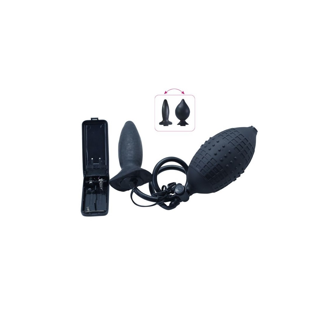 PLUG GONFIABILE VIBRANTE SEX TOY ANAL EXPLORER
