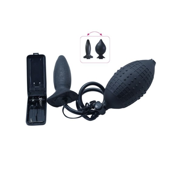 PLUG GONFIABILE VIBRANTE SEX TOY ANAL EXPLORER
