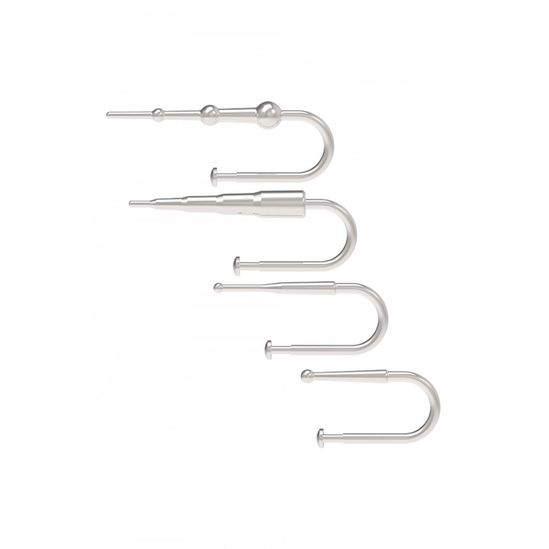 SET DI 4 ANELLI PER PENE CON SONDA URETRALE SEX...