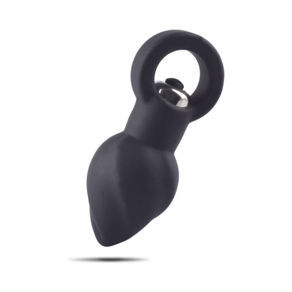 PLUG ANALE CON BULLET VIBRANTE SEX TOY IN SILICONE