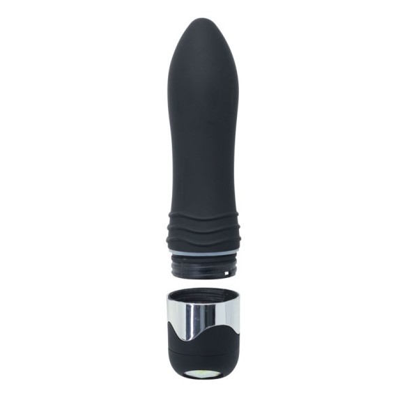 VIBRATORE VAGINALE NERO SEX TOY DIAMOND HEAD