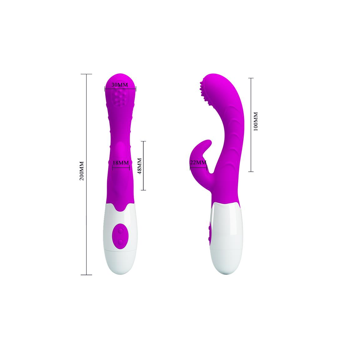 ARTHUR VIBRATORE RABBIT PER PUNTO G SEX TOY CON...