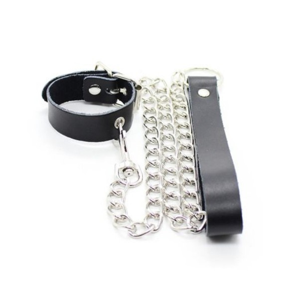 copy of CHAIN LEASH GUINZAGLIO DA POLSO IN ECOPELLE SEX TOY BDSM