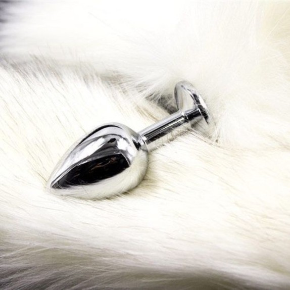 LONG FOX TAIL PLUG ANALE CON CODA SEX TOY IN ECOPELLICCIA
