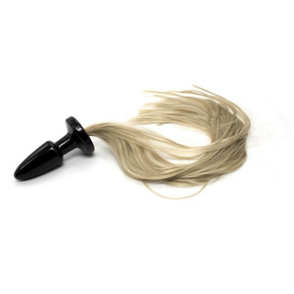 PLUG ANALE IN PVC SEX TOY CON CODA LONG HORSE TAIL