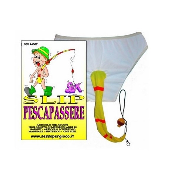 SLIP PER UOMO DA PESCATORE PESCAPASSERE ABBIGLIAMENTO SCHERZOSO SEXY