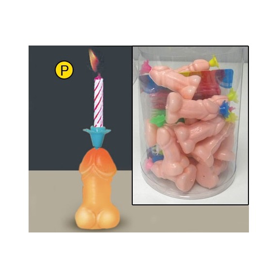 PORTA CANDELINE SEXY A FORMA DI PENE ARTICOLO SCHERZOSO