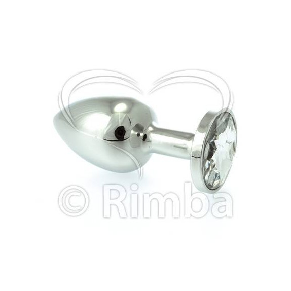 BUTTPLUG TAPPO ANALE CON GIOIELLO IN ACCIAIO 140 GRAMMI