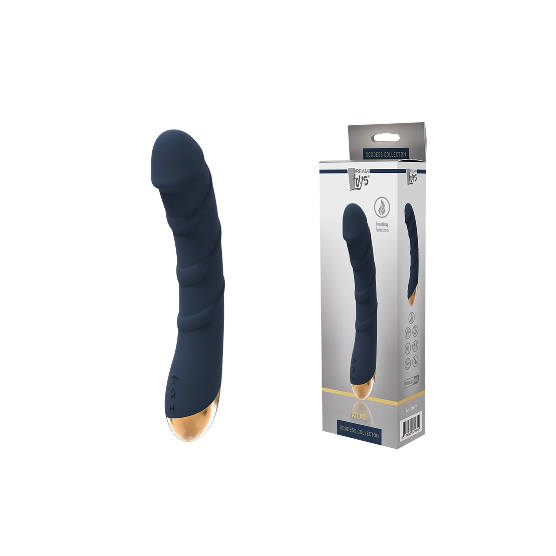 VIBRATORE VAGINALE SCALDANTE SEX TOY ATLAS