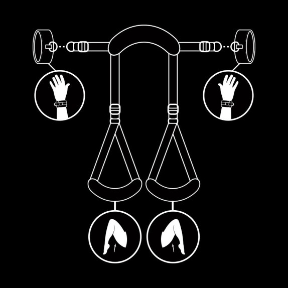 SET COSTRITTIVO PER GIOCHI SADOMASO DI COPPIA OPER LEG