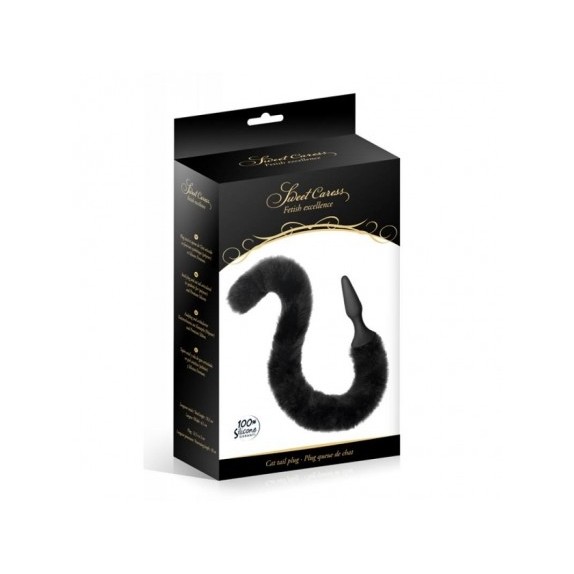PLUG ANALE IN SILICONE SEX TOY CON CODA GATTINA