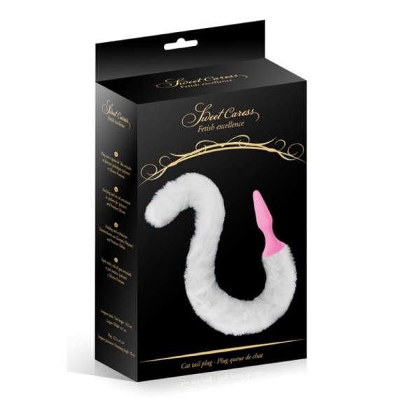 PLUG ANALE IN SILICONE SEX TOY CON CODA GATTINA