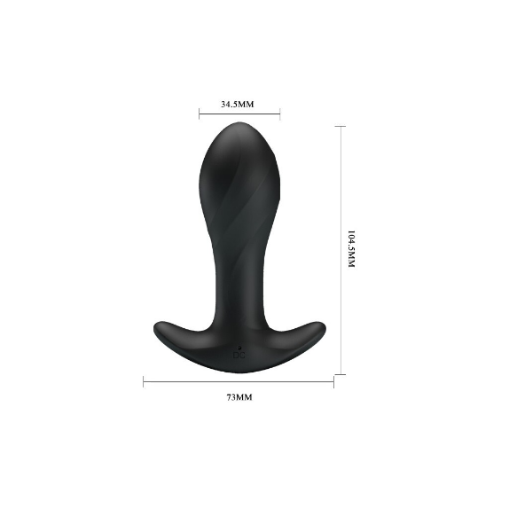 TAPPO ANALE VIBRANTE SEX TOY RICARICABILE MASSANGER